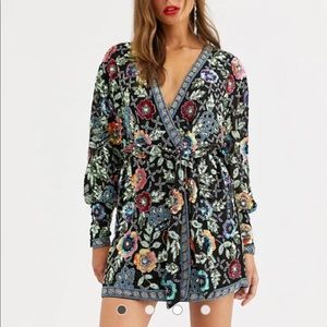 ASOS Edition Beaded Mini Dress